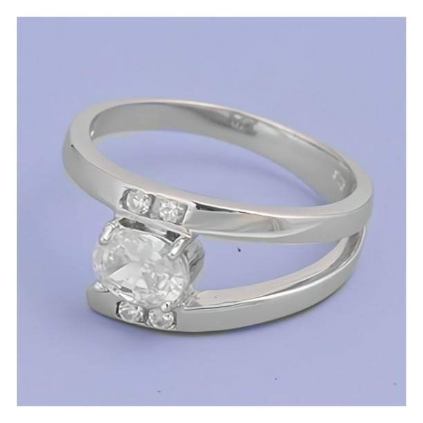Pink Cubic Zirconia Jewelry Gift Glitzs Jewels 925 Sterling Silver CZ Ring Pink Cubic Zirconia Jewelry Gift Glitzs Jewels 925 Sterling Silver CZ Ring